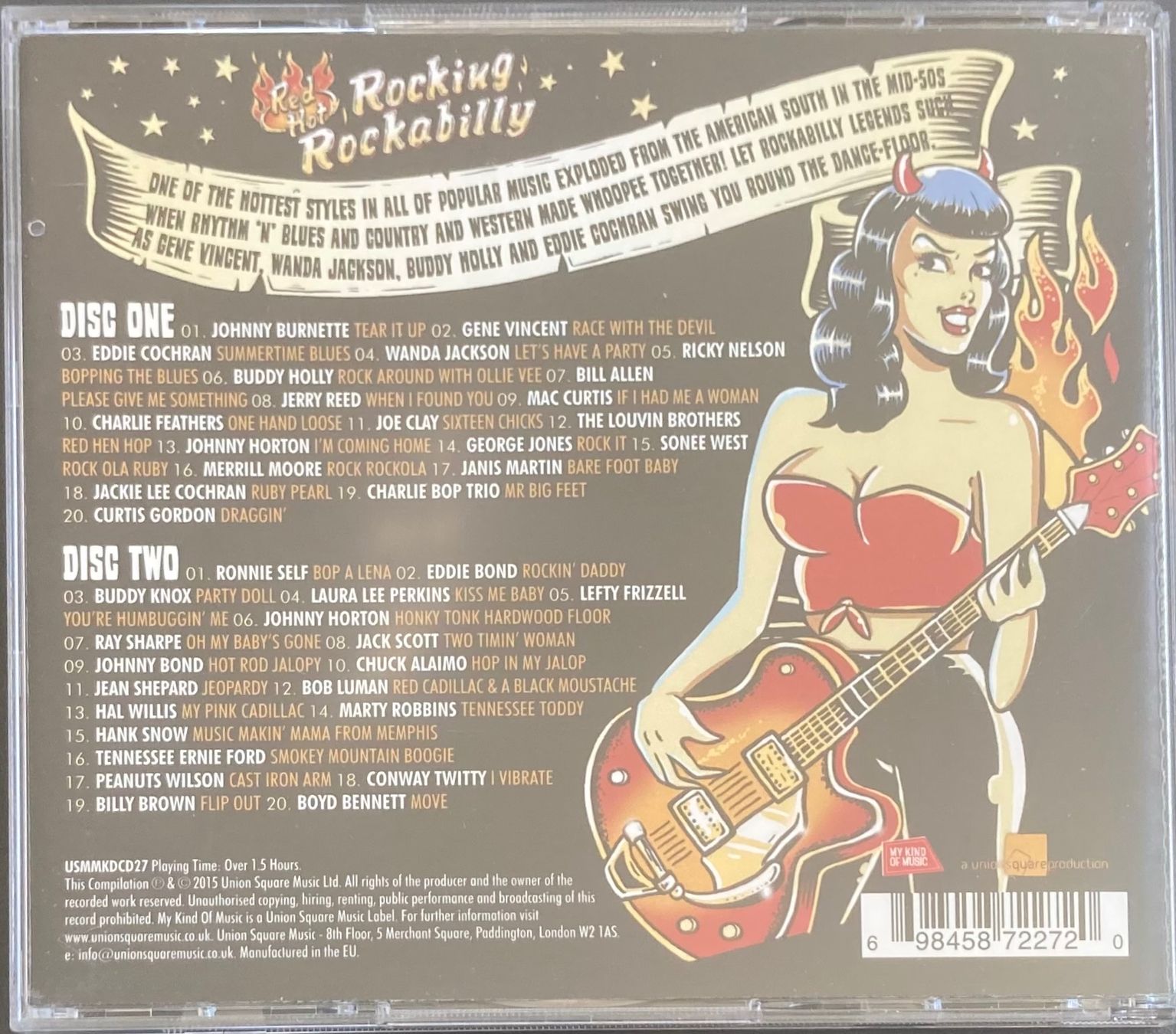 CDs: DIVERS ARTISTES - RED HOT ROCKING ROCKABILLY – Gebraucht aus Poliez-Pittet von Newtown-Records 1