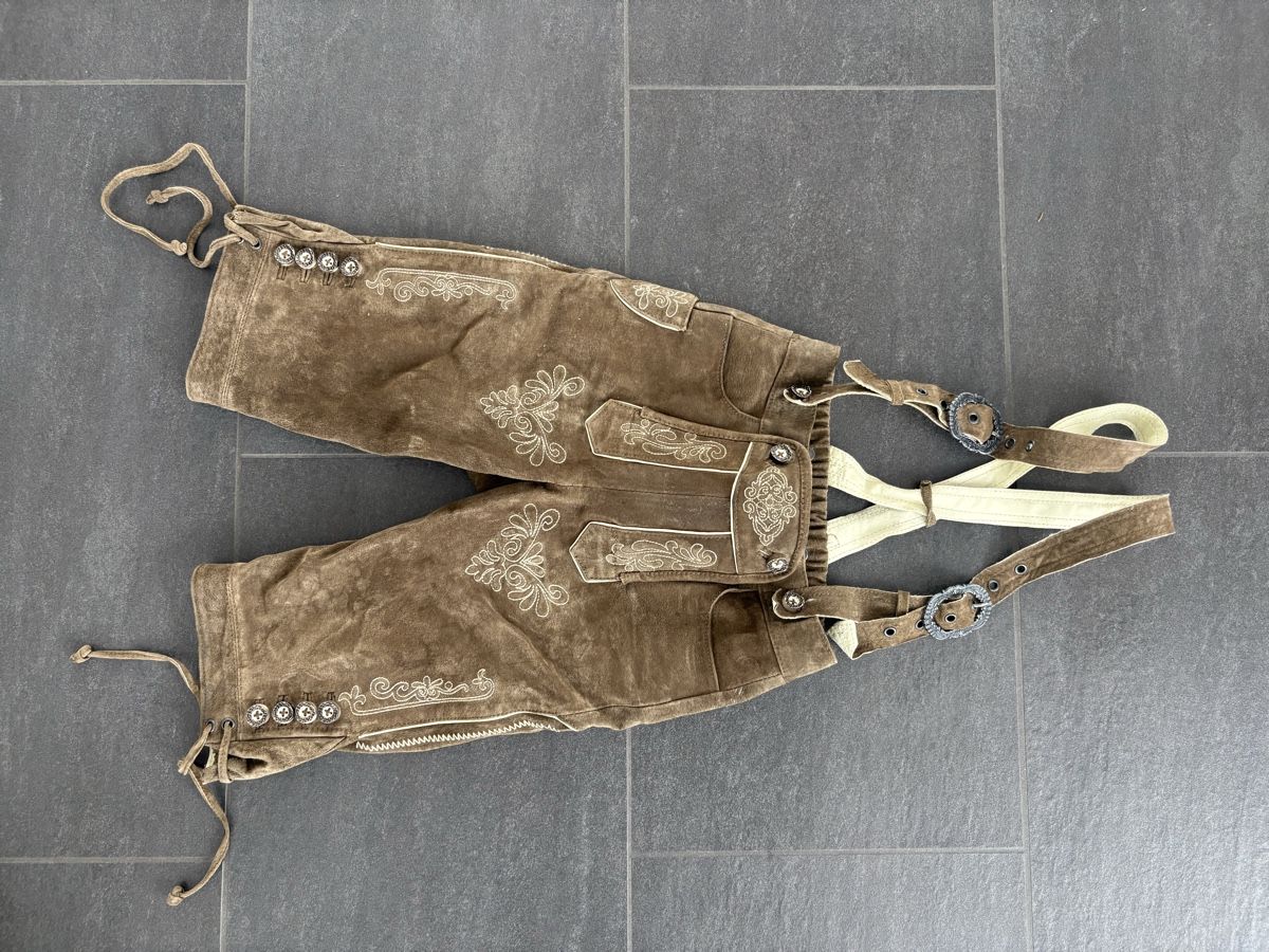 C&A Hosen: Kinder Lederhose Gr 128 – Gebraucht aus Waldkirch von bobby205
