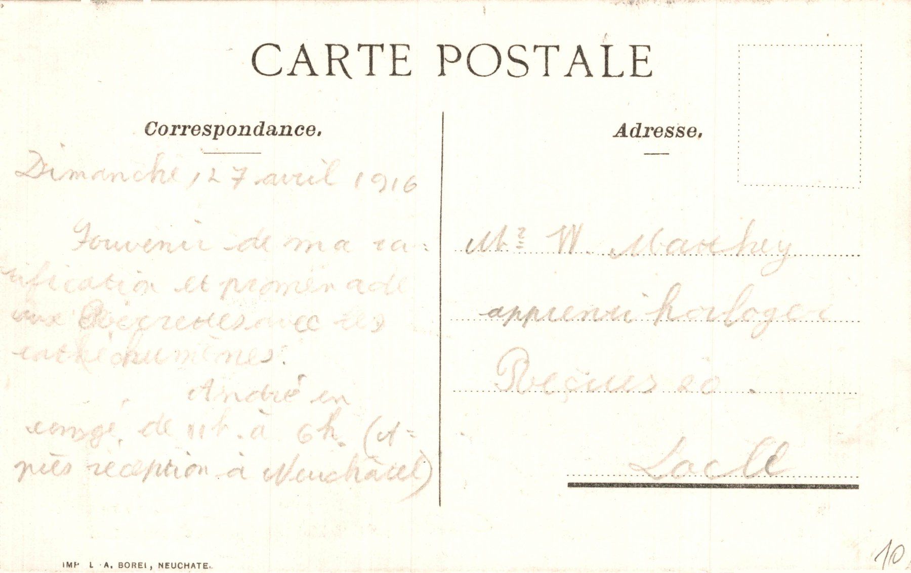 Cartoline postali: Réception des troupes Neuchâteloise, Neuchâtel – Usato da Bronschhofen venduto da Astore 1