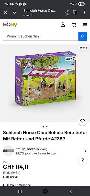 Schleich Spielzeuge: Schleich Reitschule – Gebraucht aus Hausen am Albis von bas_xt2p