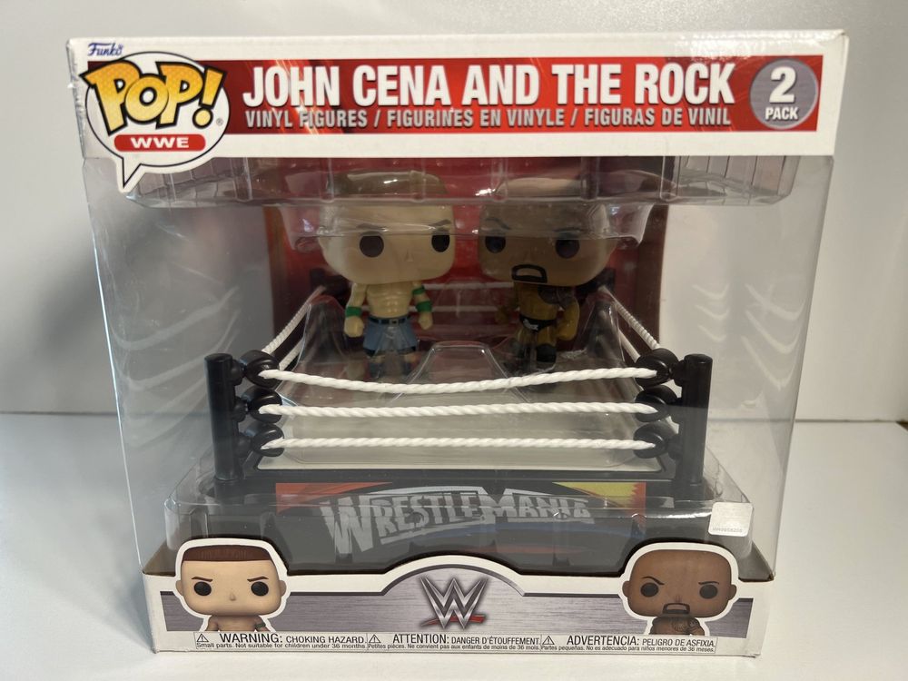 Funko POP! WWE John Cena and The Rock (In the Ring) (Neu und ...