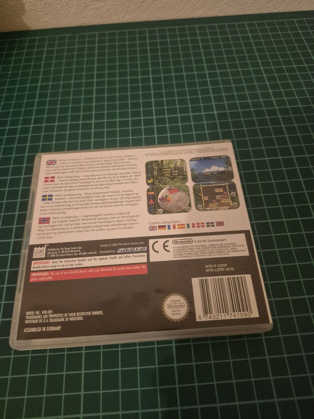 Nintendo Giochi: Zenses Rainforest Nintendo DS Game - Relaxation Time! – Usato da Meyrin venduto da Retro-GZ 3