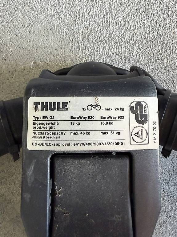 Portapacchi: Thule Veloträger EW G2 – Usato da Siebnen venduto da Mischaru 1