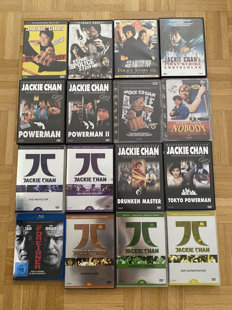 Tutti i DVDs: Jackie Chan Dvd Bluray Filmpaket – Usato da Möhlin venduto da Devilspunchbowl