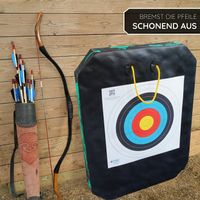 Bogenschiessen 80x60cm Zielscheibe mit Griff Targets 45lbs