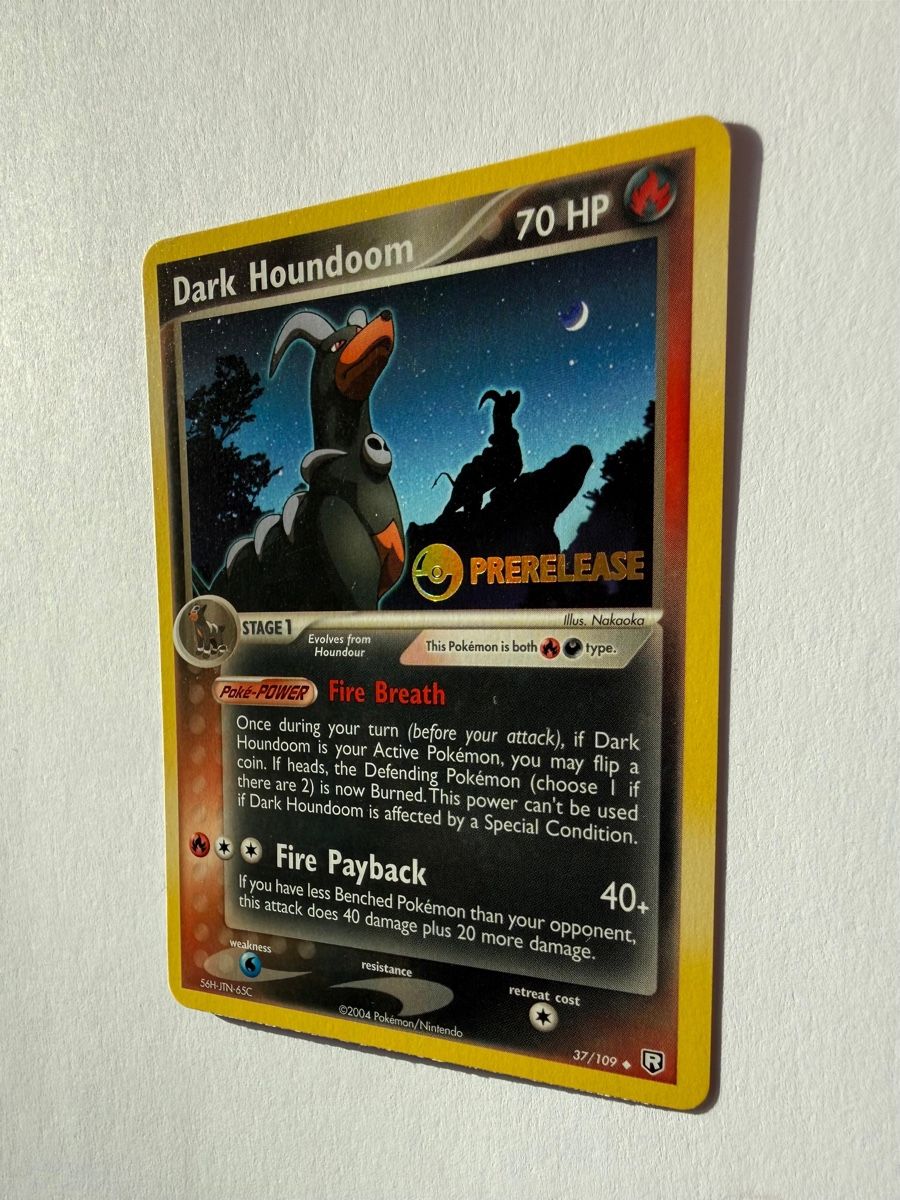 Pokémon Carte collezionabili: Pokémon Dark Houndoom (Prerelease) – Nuovo (secondo la descrizione) da Läufelfingen venduto da Seraphim13 2