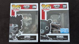 2x Funko Pop! Afro Samurai #2296 & Kuma #2297