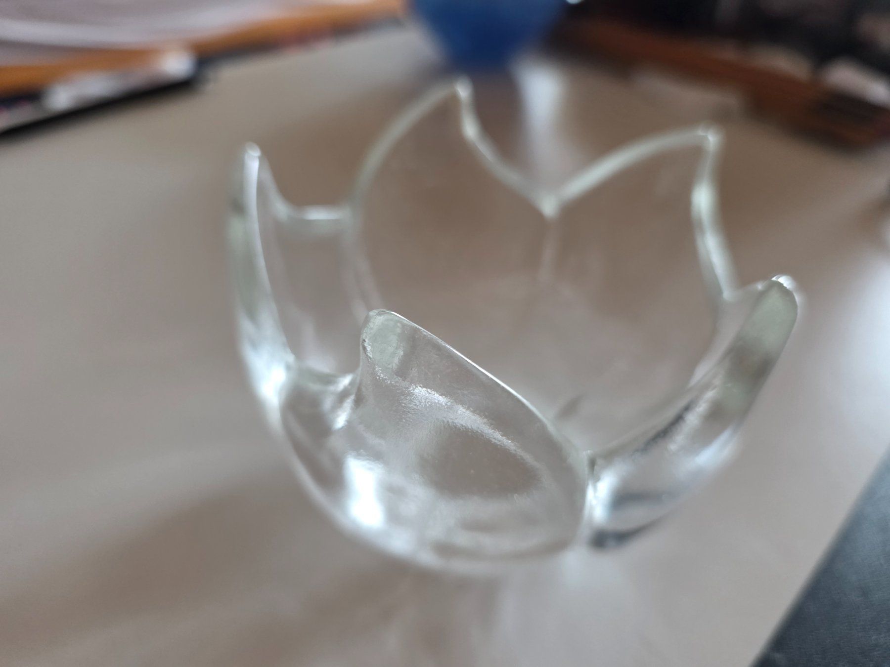 Portacandele: Tulpen Blumen Form Glas Kerzen Ständer Schale – Usato da Walterswil BE venduto da Lonitti 1