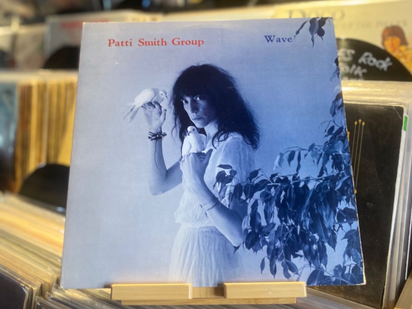 Dischi in vinile: PATTI SMITH GROUP – WAVE...OG BEL 1979...EX/VG – Usato da Gals venduto da Diskopatshop