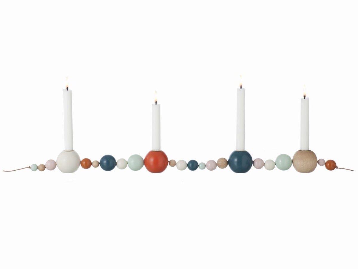 Ferm living Kerzenständer: Ferm Living, boules en bois – Gebraucht aus Payerne von chado1234 2