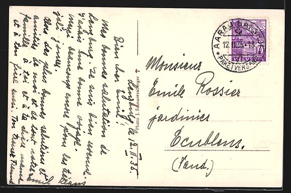Cartoline postali: AK Staufen /AG, Staufberg, Kirche, 1935 – Usato da Berlin venduto da bartko-reher 1
