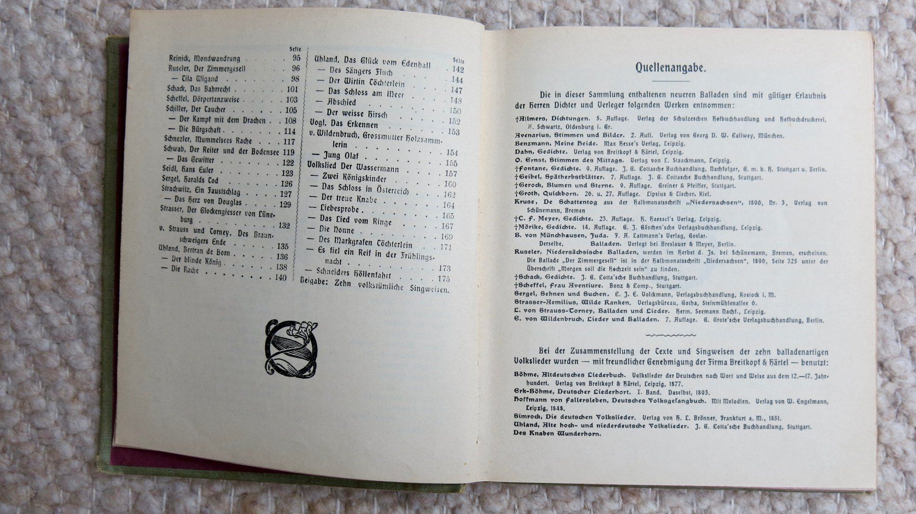 Libri: Deutscher Balladen Born – Usato da Schwanden i. E. venduto da Magnolia88 7