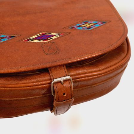 Leder Tasche – Unikat – Vintage Boho Oriental - Handgemacht