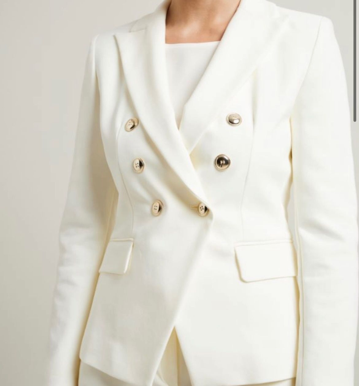 Giacche: Elegant White Blazer – Nuovo e nell'imballaggio originale da Zug venduto da Fashionaddicted.- 3