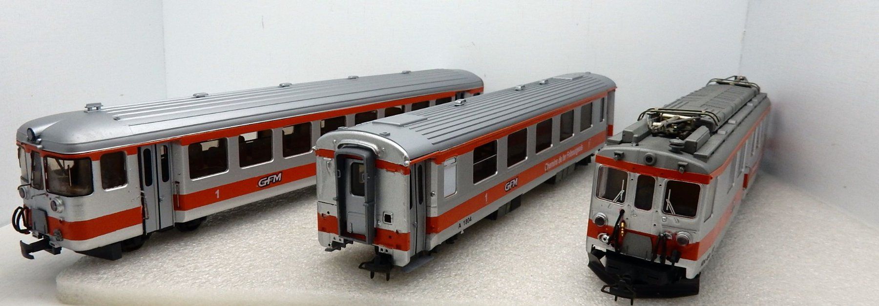 Bemo Trains électriques: Hom- Bemo  - "GFM"  Rame  Réversible de 3 éléments – D'occasion à Locarno par Gudrun2 3