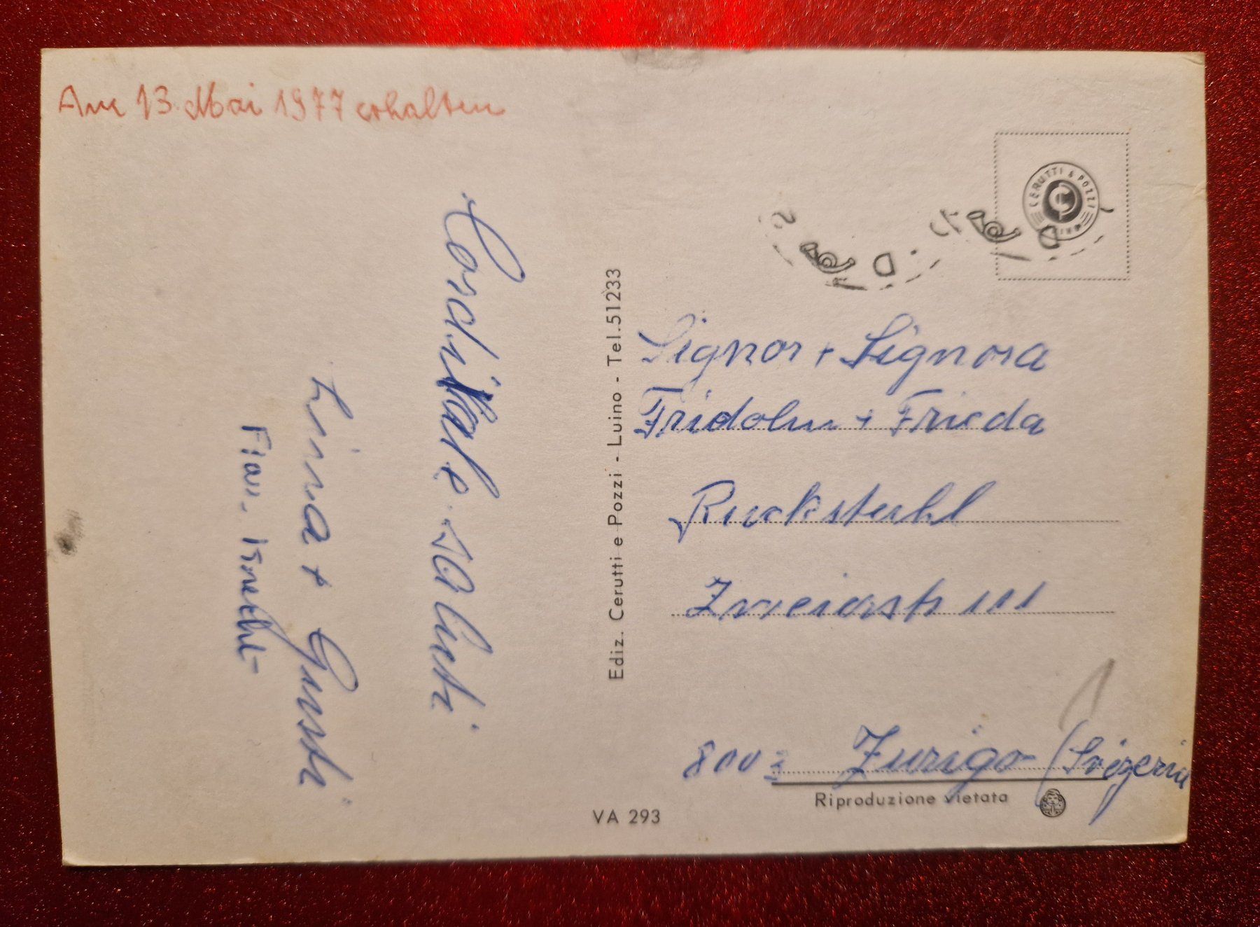 Cartes postales: Villa Taranto, Lago Maggiore 1977 – D'occasion à Melchnau par Fishel 1