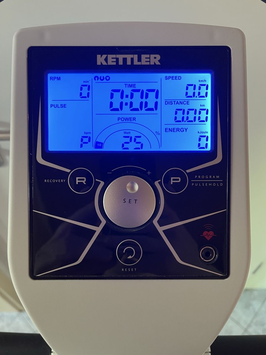 Kettler Hometrainer: Ergometer Kettler E1 Hometrainer weiss – Usato da Bözberg venduto da v_n_s 2