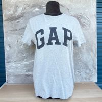 T-Shirt Homme GAP Gris Chiné – Logo Classique