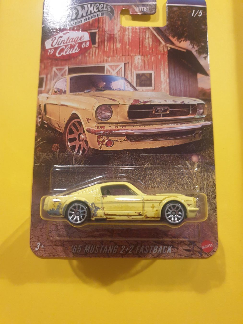 Hot Wheels Modellini d'auto: Hot Wheels '65 MUSTANG 2+2 FASTBACK – Nuovo e nell'imballaggio originale da Oftringen venduto da Rotor 1