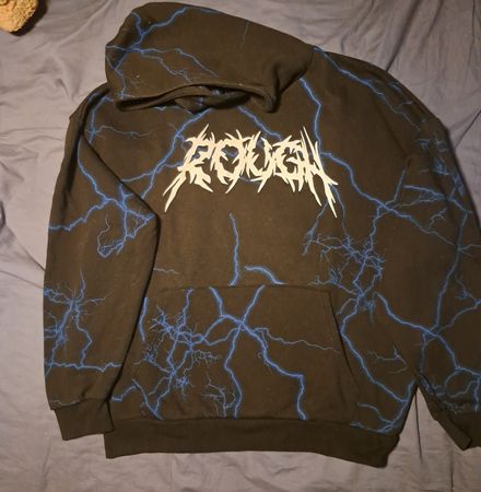 Black Squad Hoodie Gr. M, Oversized Fit, Blitz Design