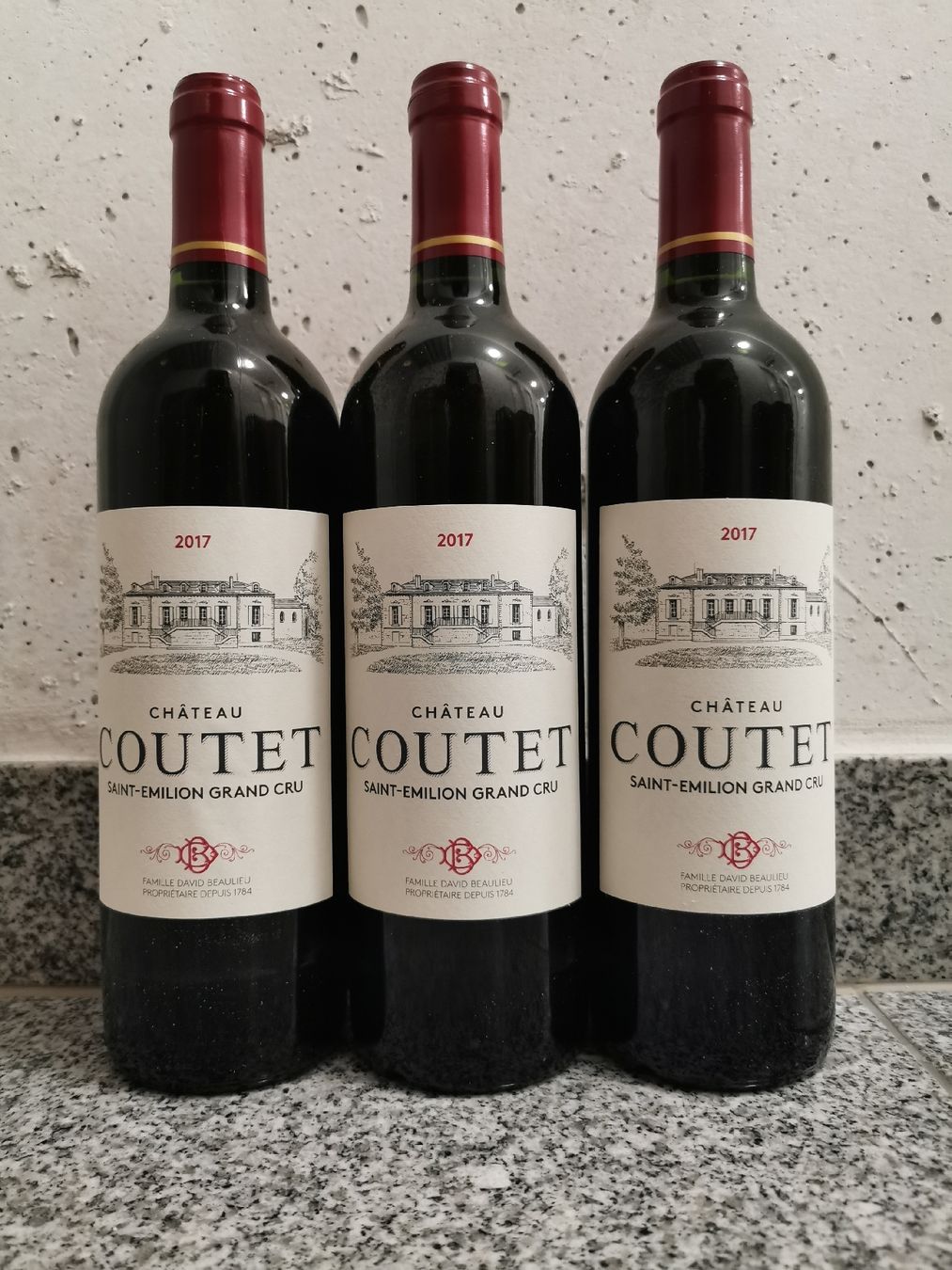 Vino: 3 Flaschen Château Coutet 2017, Rotwein, 75cl – Nuovo e nell'imballaggio originale da Schindellegi venduto da BGRANT33