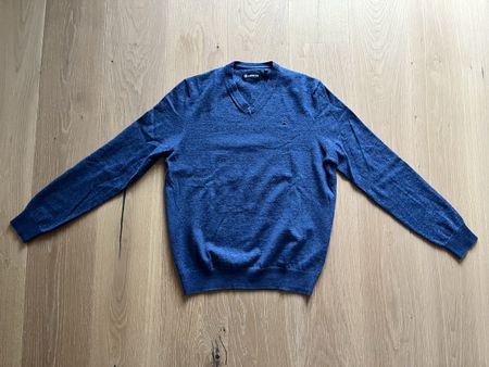 Lerros Pullover V-Ausschnitt blau Grösse L neuwertig