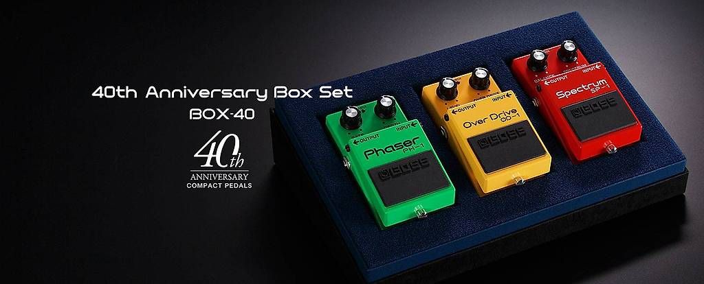Boss Strumenti musicali: Pédales effets BOSS Box 40 Anniversary – Usato da Lausanne venduto da JTRMcom