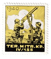 Soldaten Briefmarke