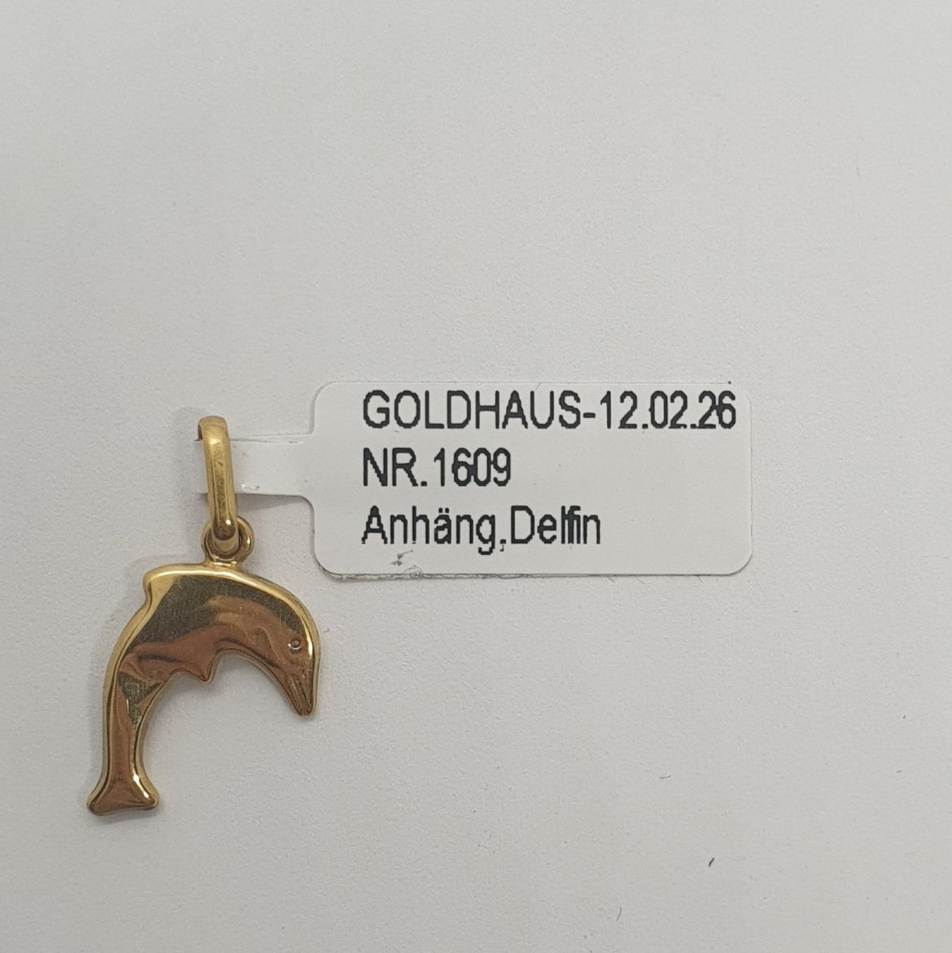 Ciondoli: Echt 18K Gold - Delfin Anhänger – Usato da Luzern venduto da Goldhaus-Luzern 3