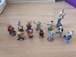 Clown Figuren Sammlung, 12 Stück, Rarität, Top Zustand