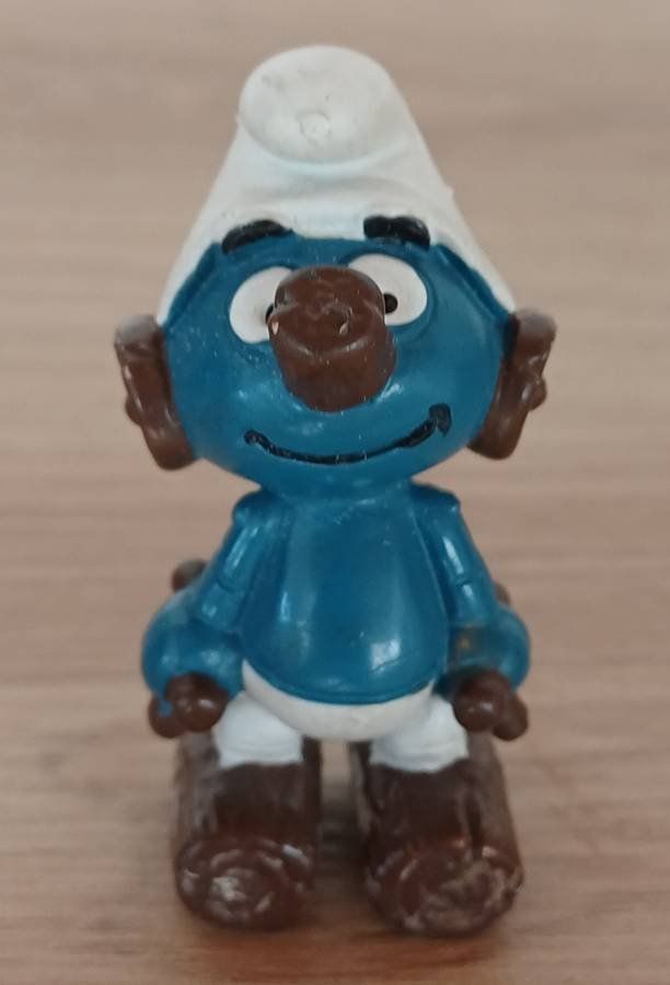 Schleich Statuette: Schlumpf - Roboter Schlumpf - Schleich PEYO 1983 – Usato da Walenstadt venduto da Numis68