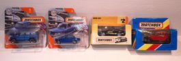 4 x Matchbox in OVP, Mercedes, 2xBMW, Ford Model A