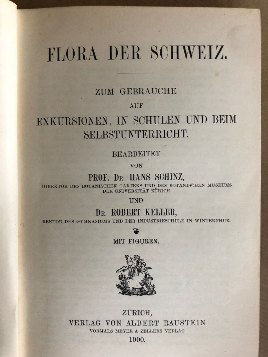 Bücher: H. Schinz/R. Keller: Flora der Schweiz – Gebraucht aus Zürich von allp 1