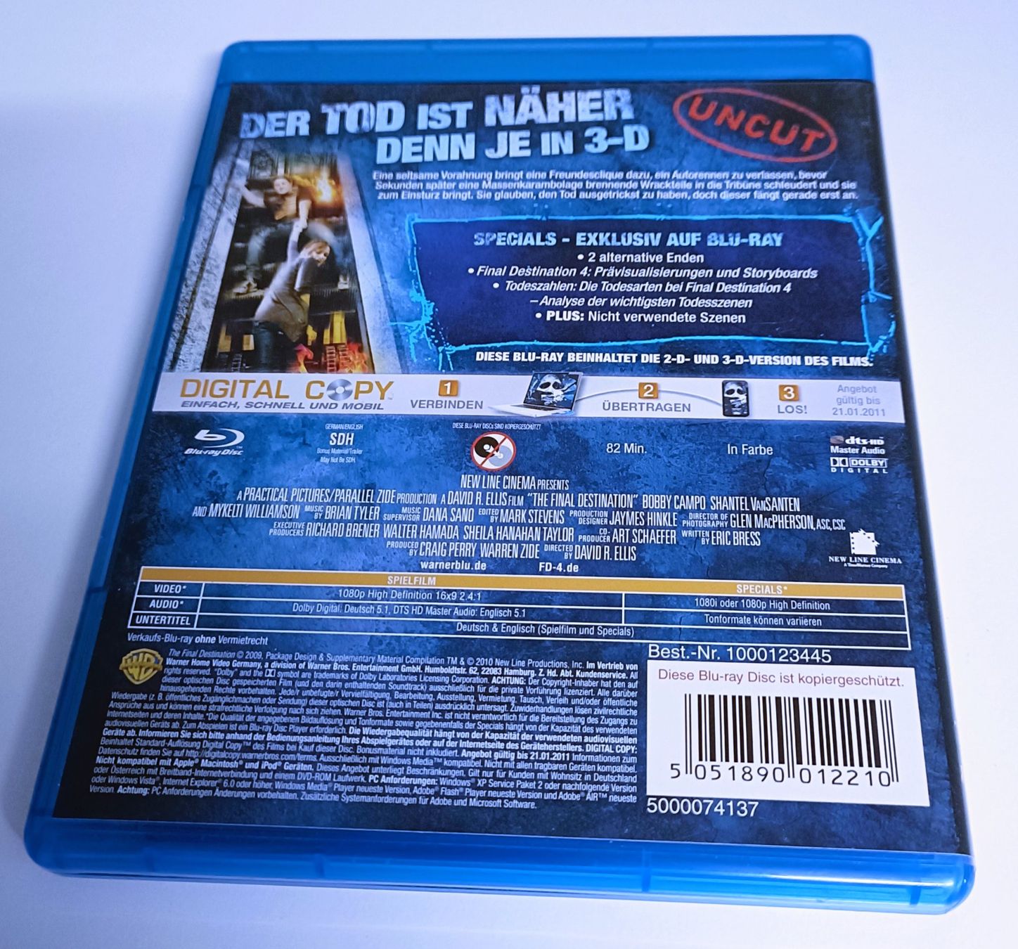 Alle DVDs: Final Destination 4  /  Bluray 3D – Gebraucht aus Köniz von Movieportal007 1
