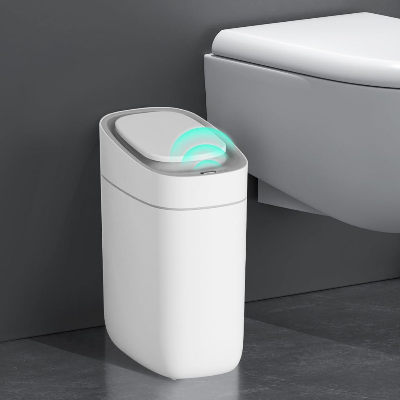 Poubelles: Mülleimer Automatisch Sensor 9,5L Schmal Wasserdicht Deckel – Neuf avec emballage d'origine à Hallau par Sale50OFF 3