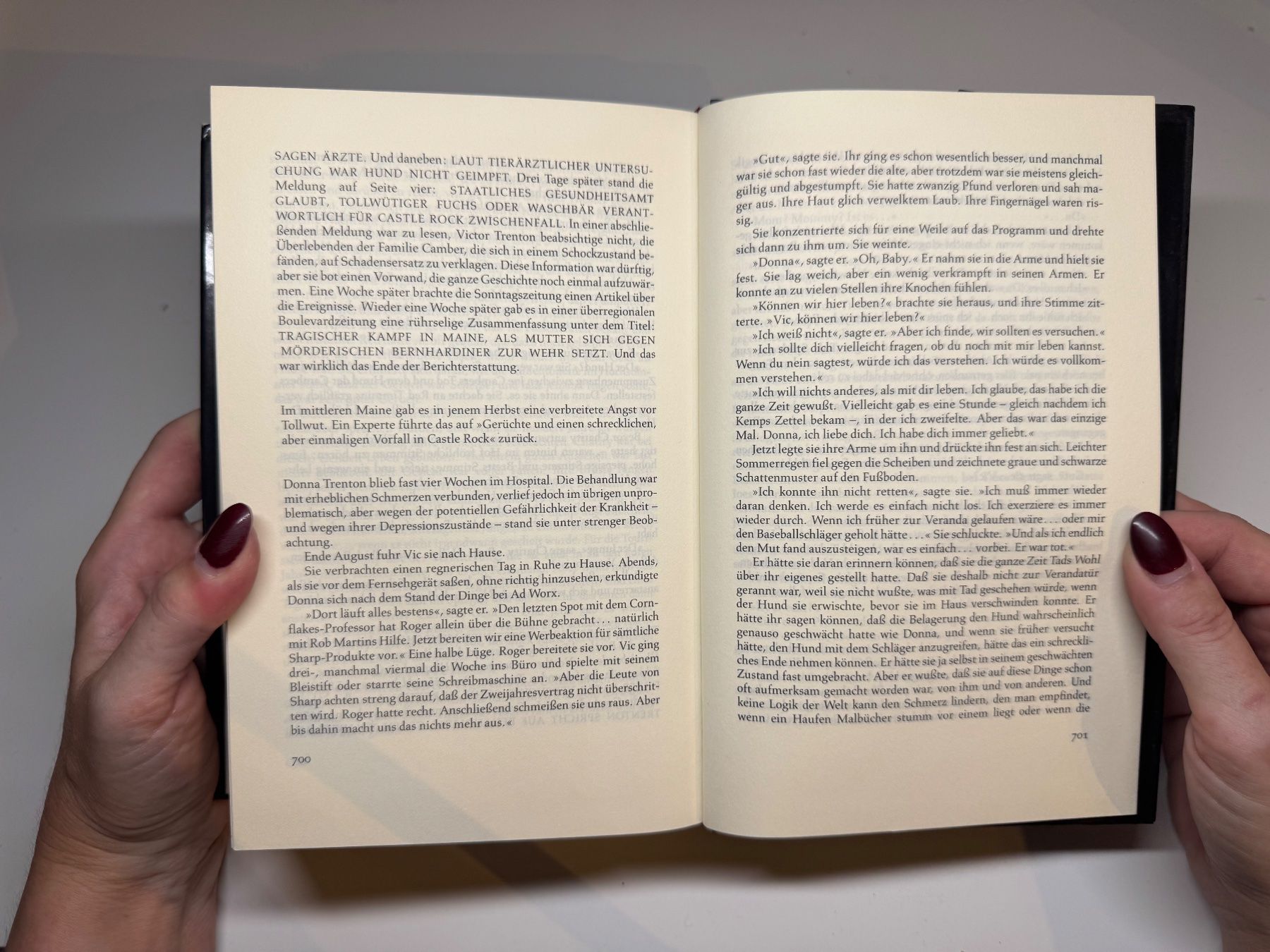 Libri: ROMAN: Stephen King, 2 Klassiker: Feuerkind, Cujo – Usato da Grosswangen venduto da Deutsche_Romane 8
