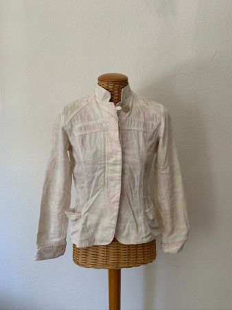 DC - Jacke weiss gemustert S
