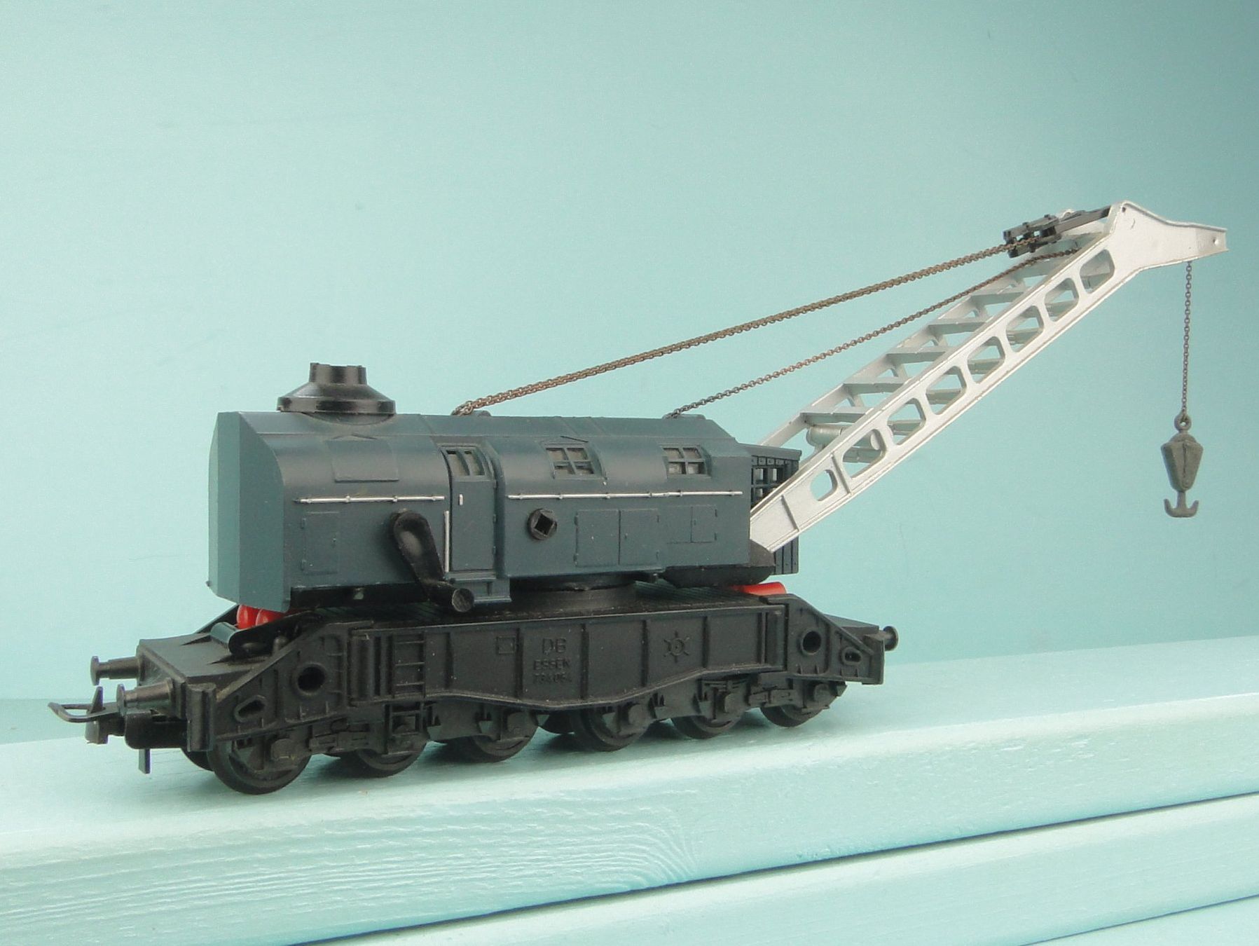 Kleinbahn Modellini di ferrovie: Kleinbahn 359 ÖBB Dampfkran + Anhänger – Usato da Bülach venduto da cann11 1