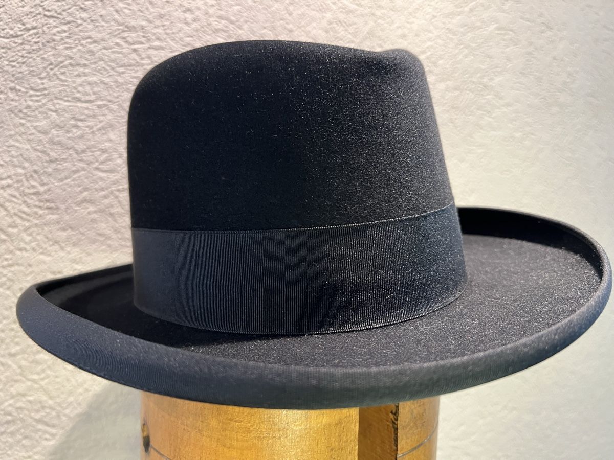 Copricapi, berretti & cappellini: Homburger Herren Hut schwarz – Usato da Reiden venduto da HerrJacques 2