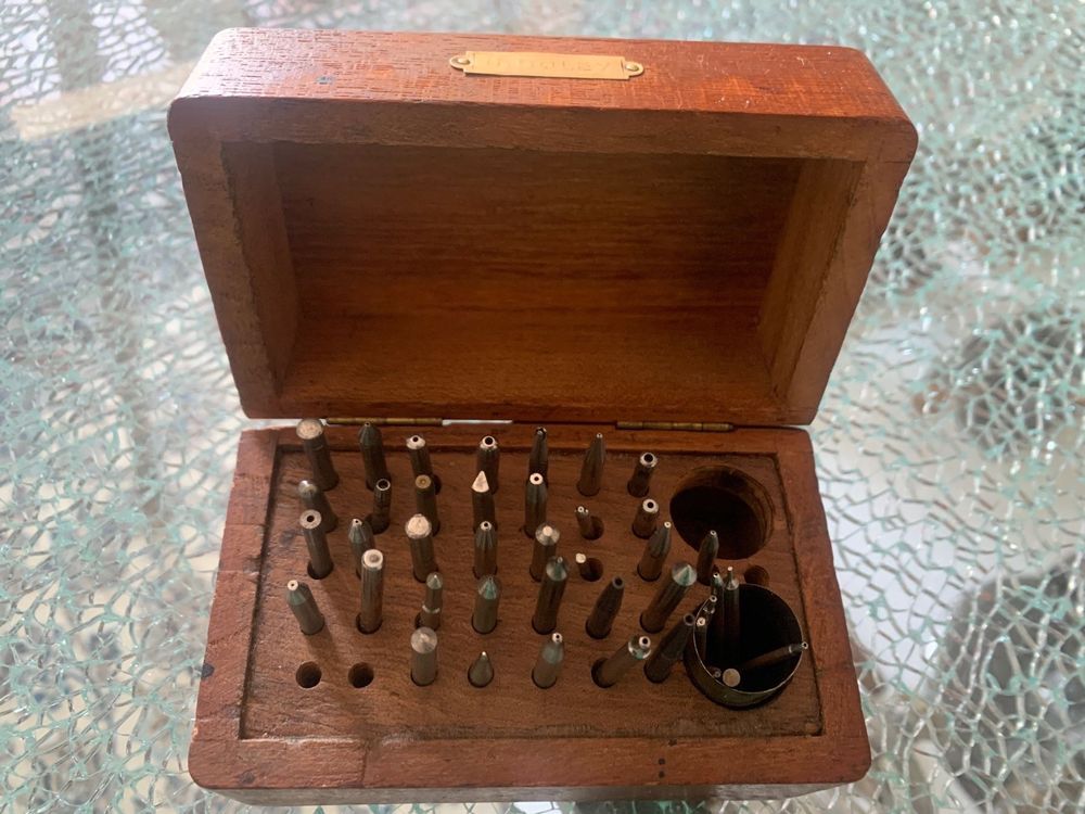 Ancien Outil D'horloger - Presse à Poussoirs (Occasion, Sans Marque)