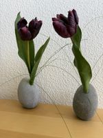 Oster Deko Tulpen in Steinvase, 2 Stk.