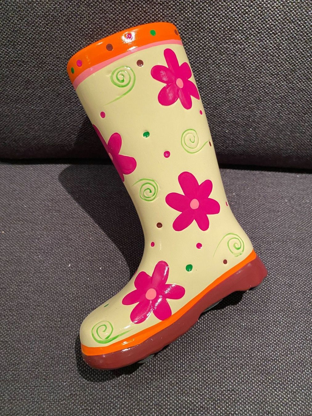 Salvadanai: Sparkasse Kässeli Stiefeli NEU orange pink – Nuovo e nell'imballaggio originale da Rickenbach b. Wil venduto da sunneschii_