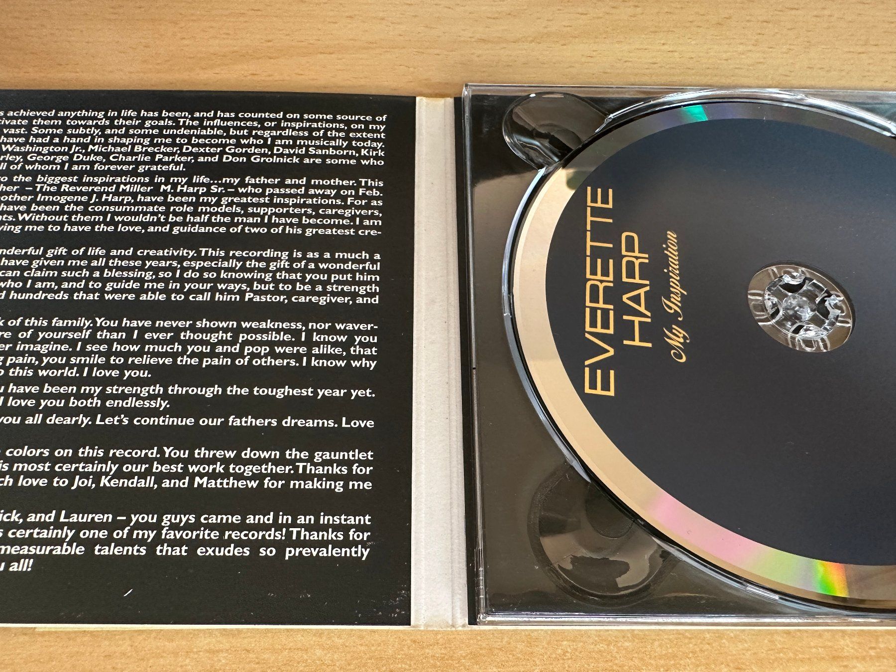 CDs: Everette Harp – My Inspiration – Gebraucht aus Rikon im Tösstal von Alpenmutz 2