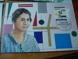 Satz Maximumkarte Werke von Schweizer Frauen 1993