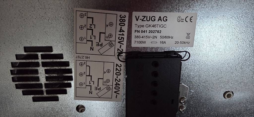 Cuisinières: Glaskeramik Kochfeld V-ZUG Induktion – D'occasion à Goldach par Boszorkany 4