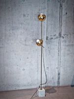 Schöne italienische Vintage-Stehlampe mit Marmorständer