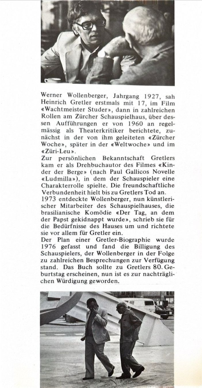 Libri: Wollenberger Werner, Heiri Gretler – Usato da Sarnen venduto da Livres 2