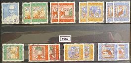 Timbres suisses 1967 Vitraux