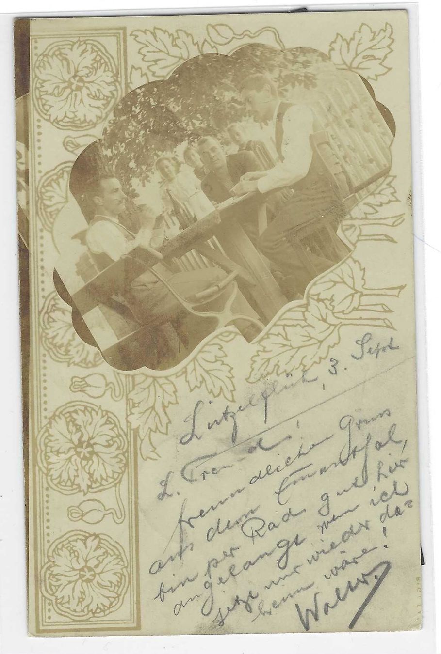 Cartoline postali: 3.9.1902 Lützelflüh Fest im Gartä/Ramsey – Usato da Zürich venduto da Hagliweg 1