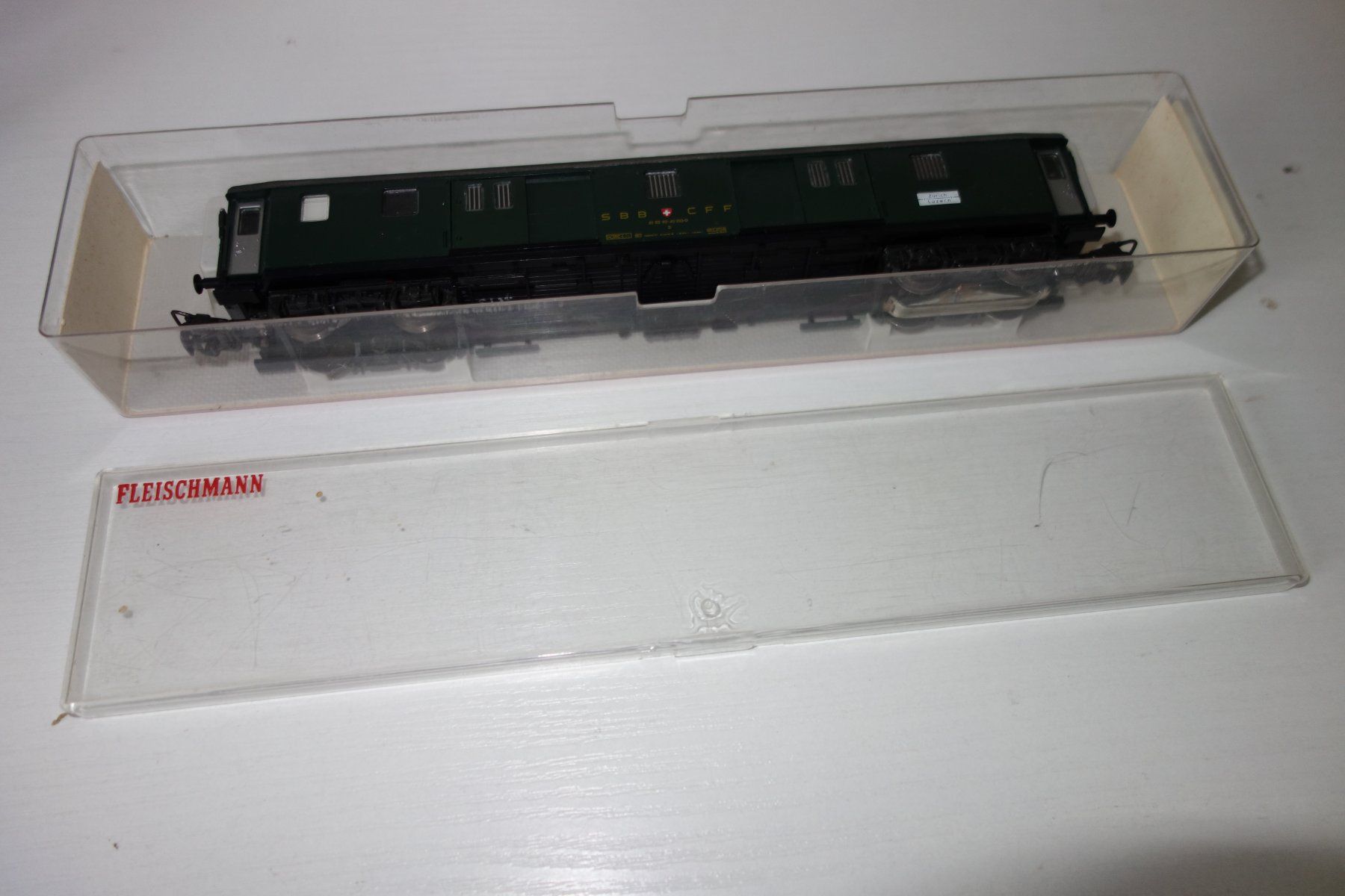 Fleischmann Modellini di ferrovie: Fleischmann 5130 , SBB Gepäck,  WS,  Beleuchtung, OVP – Usato da Schachen b Herisau venduto da Locophon 6